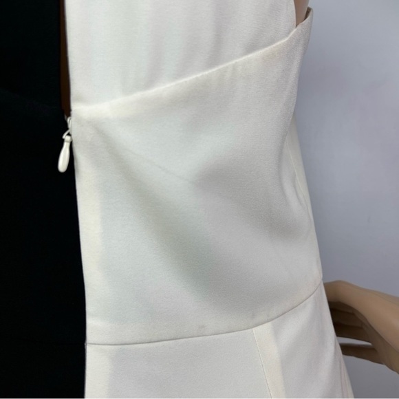 HALSTON HERITAGE COLORBLOCK MINI DRESS - Picture 9 of 11